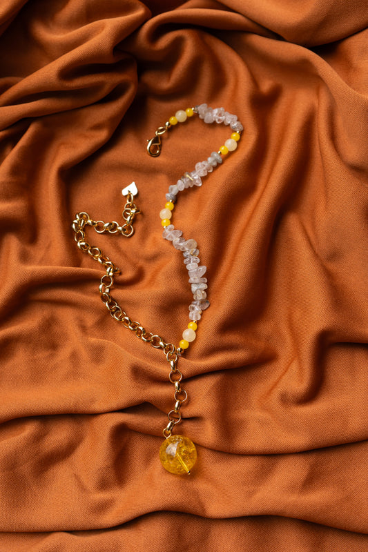 COLLAR ATARDECER DORADO