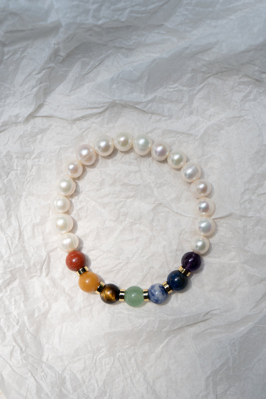 Pulsera Perlas Chakras