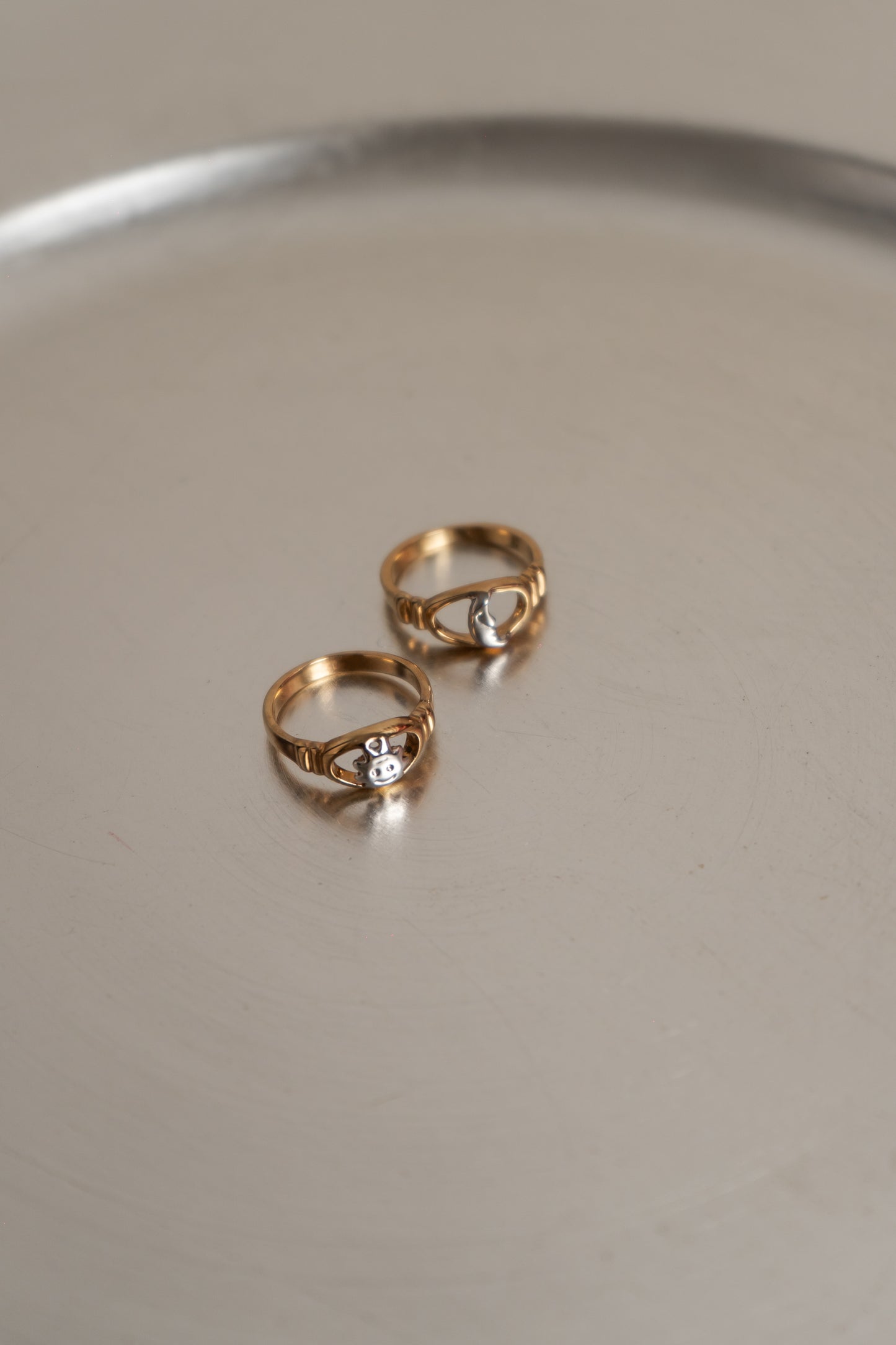 Anillo Solecito Y Anillo Lunita