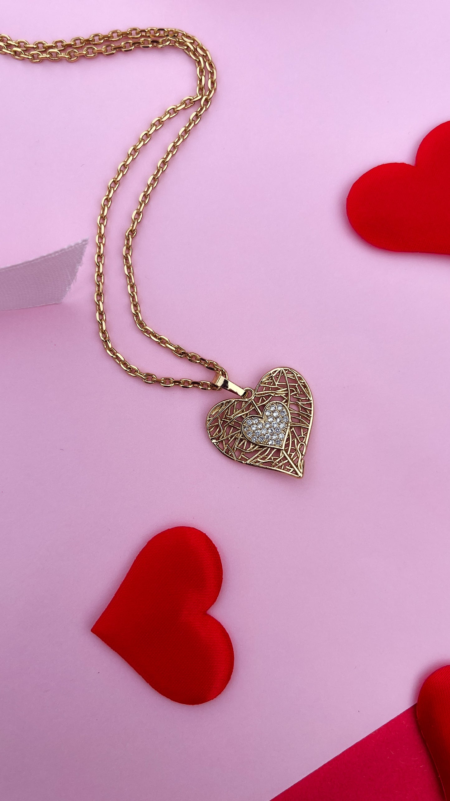 Collar Corazón Amartelado