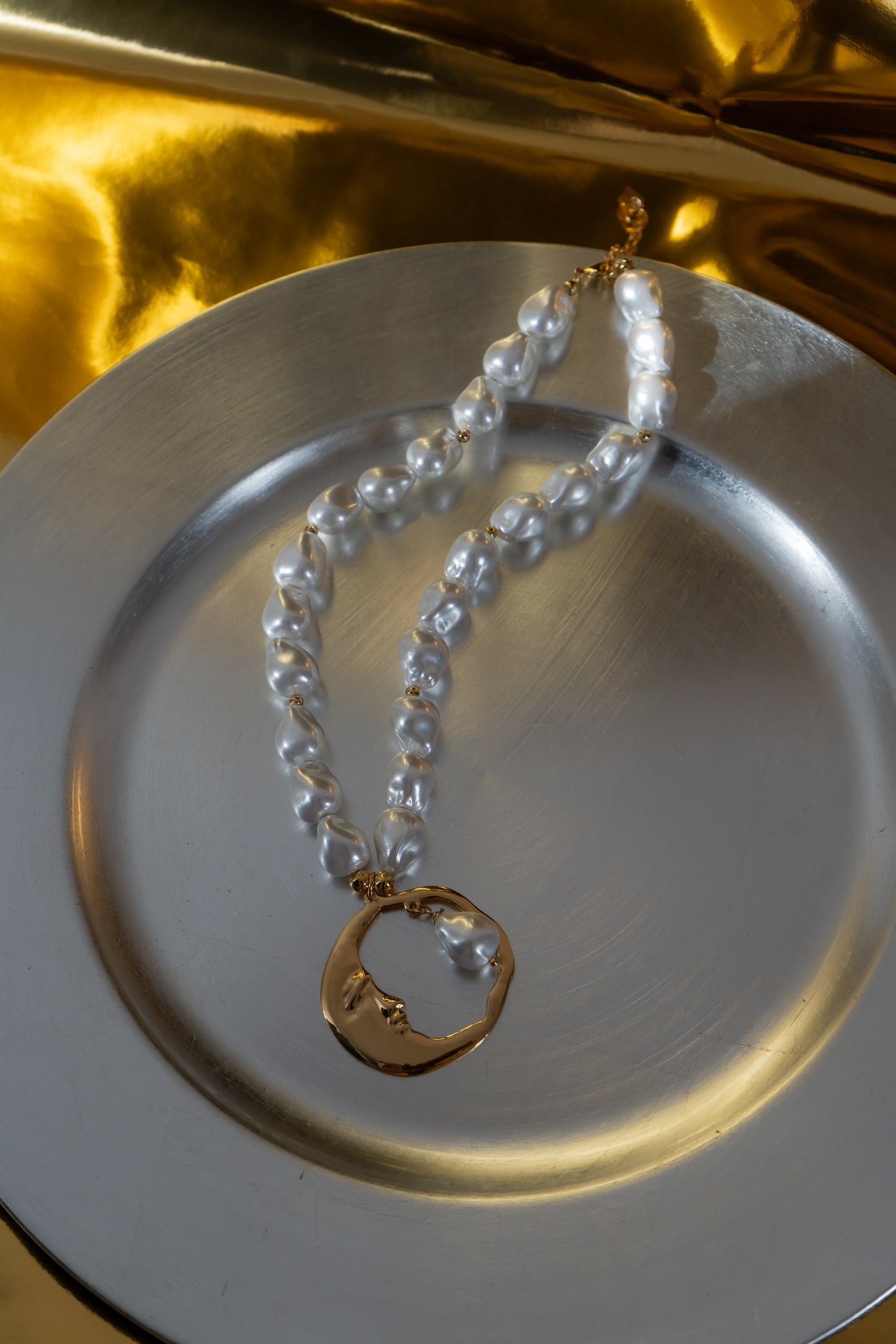 Collar Luna De Perlas