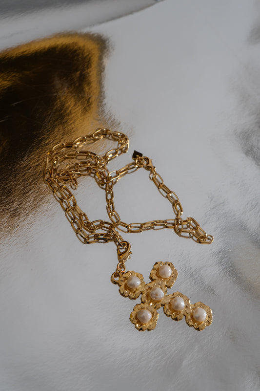 Collar Cruz de Floresta