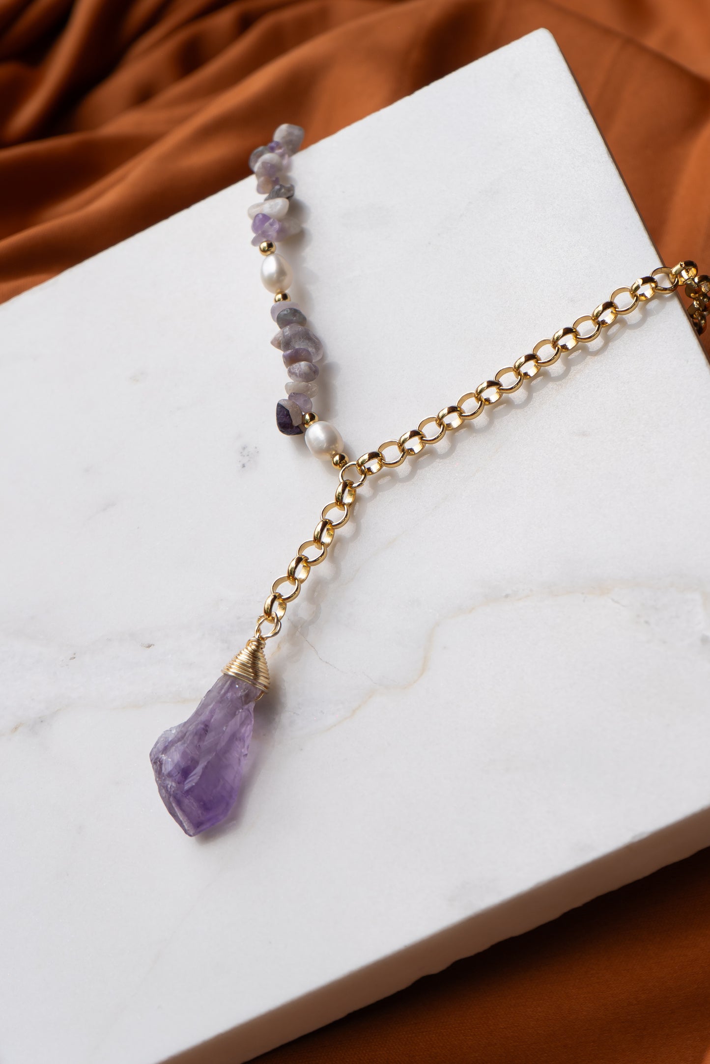 COLLAR ATARDECER VIOLETA