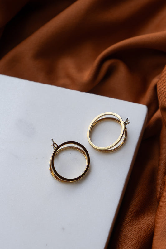 ARRACADA DOBLE CÍRCULO