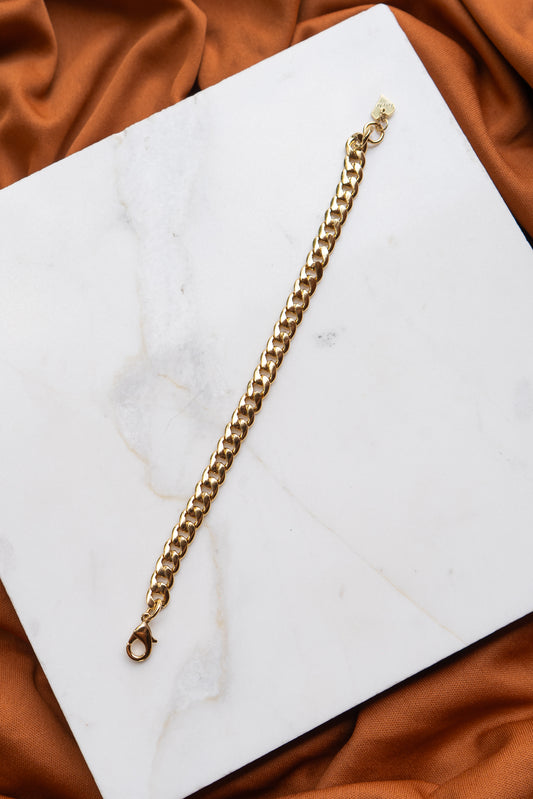 PULSERA PLANCHADA GOLDEN