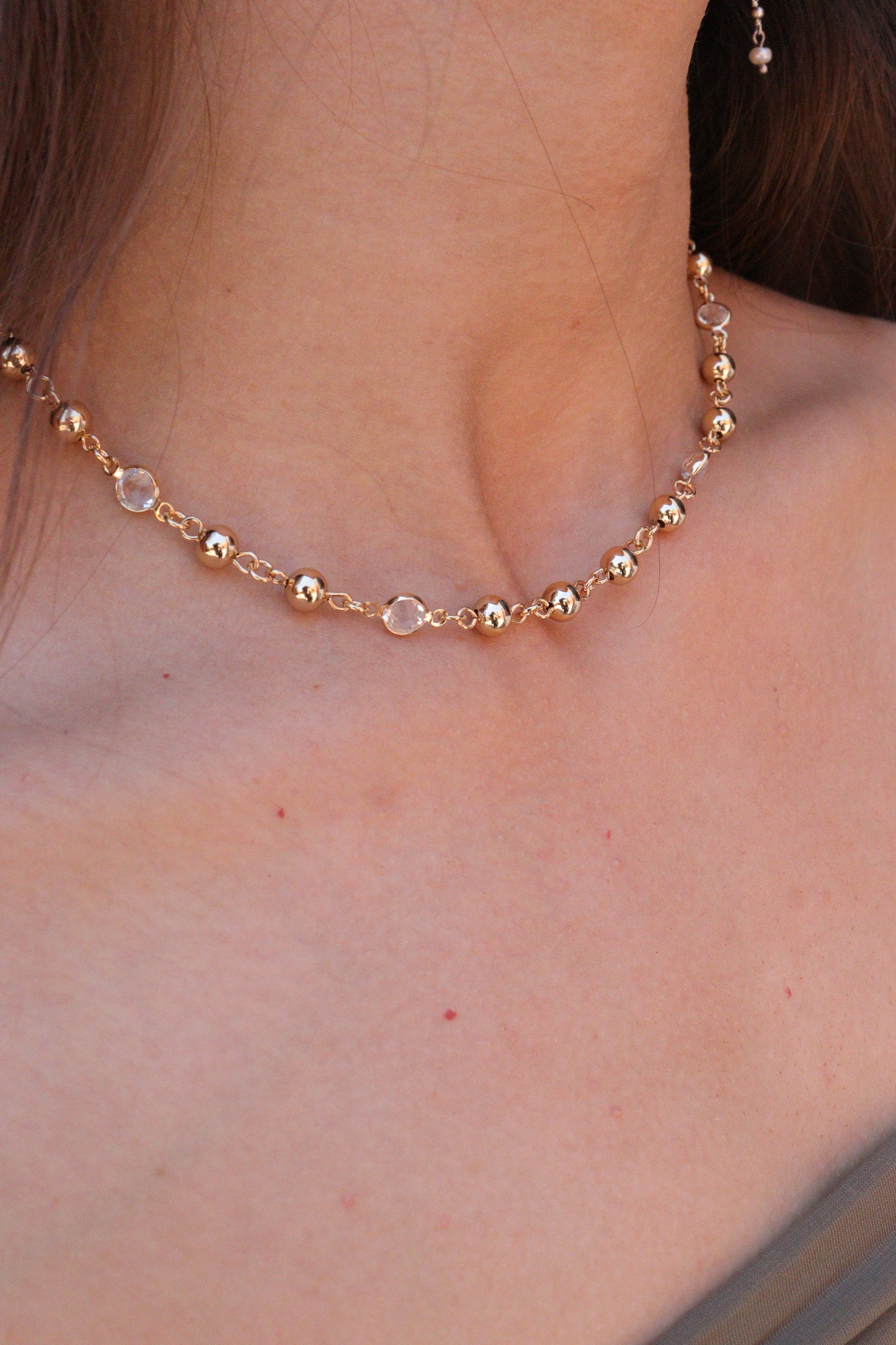 Collar Esfera de Cristal