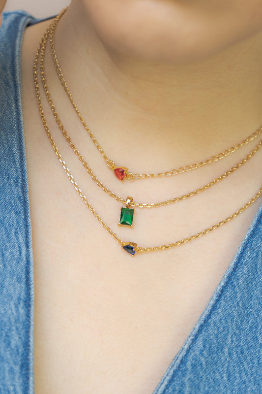 Collar Mini Corazón Cristal