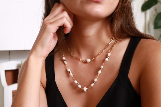 Collar perlas con puca Lorena