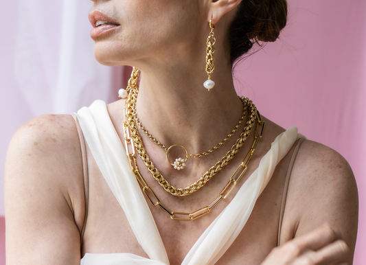 Aretes Diosa con perla