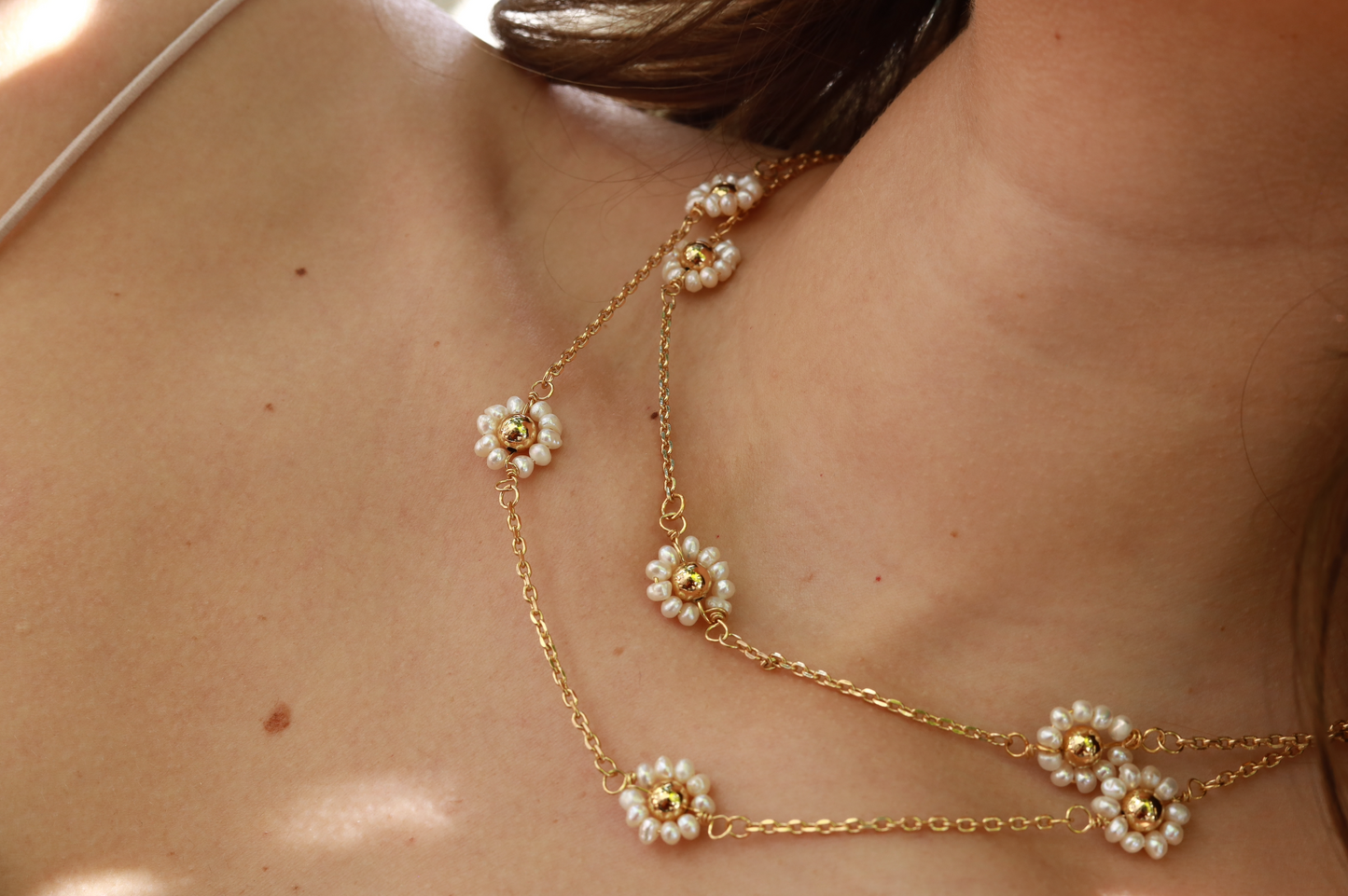 Collar Corto Margaritas