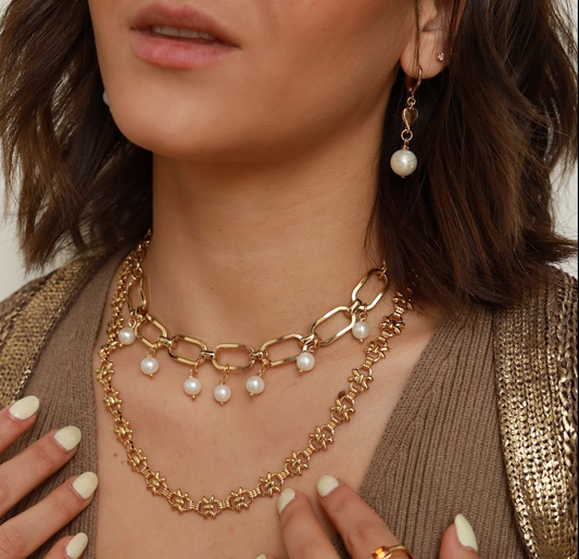 Gargantilla Mia con perlas