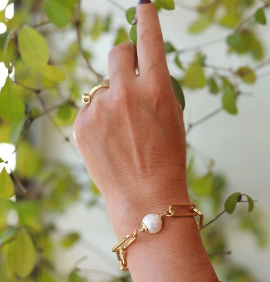 Pulsera Chunky Pearl