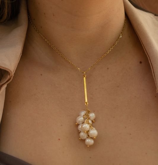 Collar Racimo de Perlas