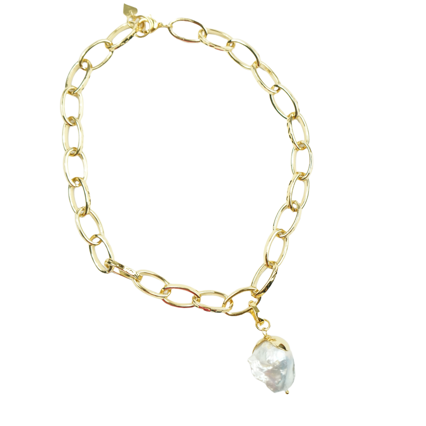 Choker Chunky Perla Barroca