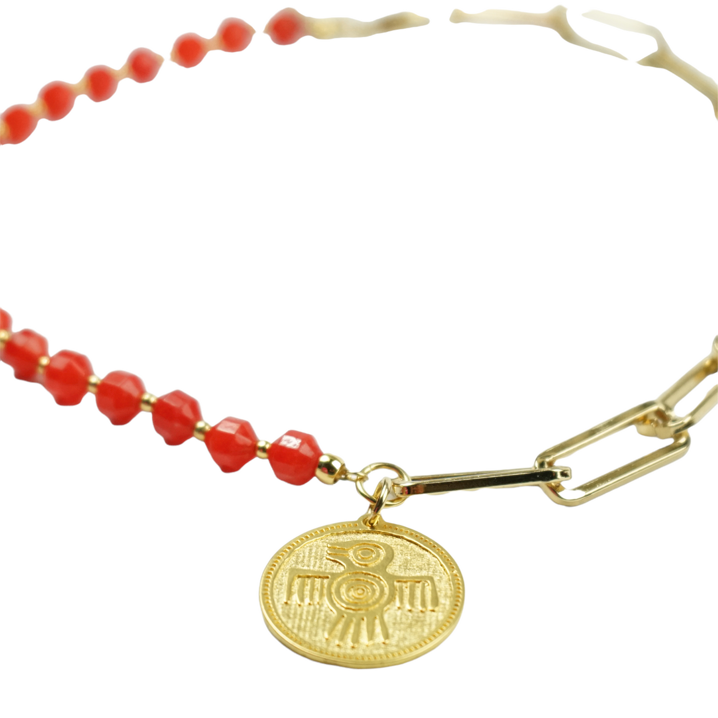 Collar Malena coral